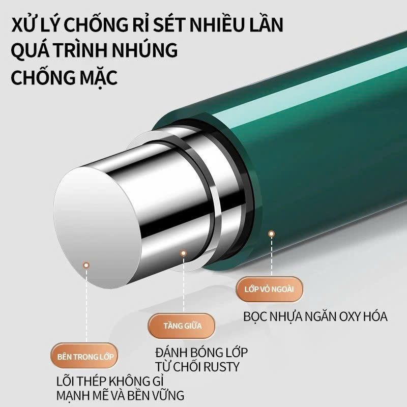 Móc Chùm 24 Kẹp Móc Tròn Vuông Inox Phơi Quần Áo Trẻ Em, Đệm Cao Su Chống Trượt, Treo Tất, Khăn, Đồ Lót Cao Cấp - HÀNG CHÍNH HÃNG MINIIN