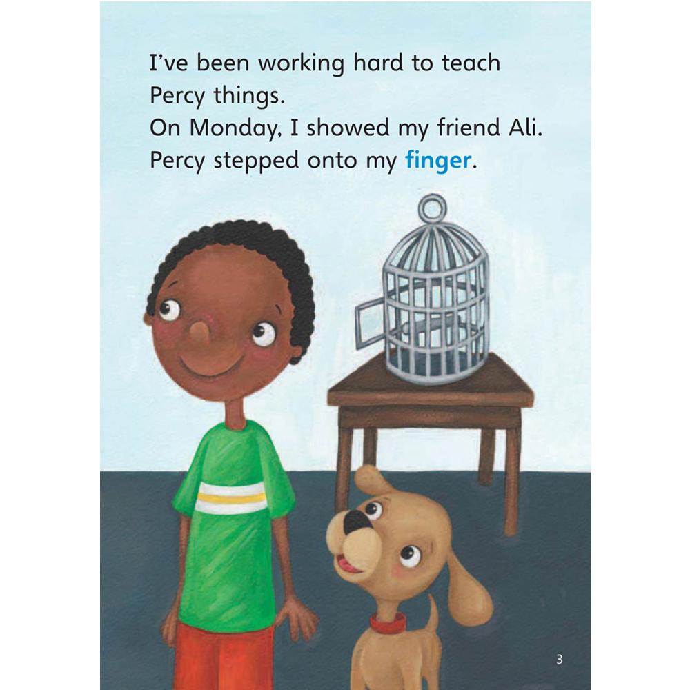 Percy the Parakeet - Leveled Reader with Downloadable Audio Free - Sách chuẩn nhập khẩu từ NXB Compass