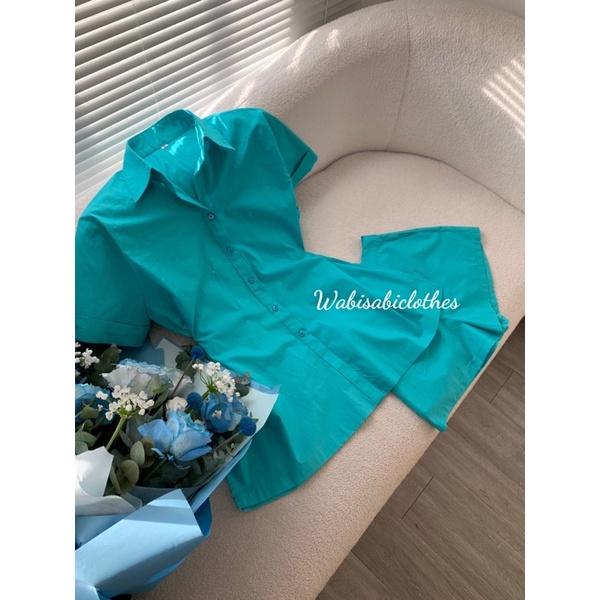 Set áo sơmi quần short Wabisabi N1904