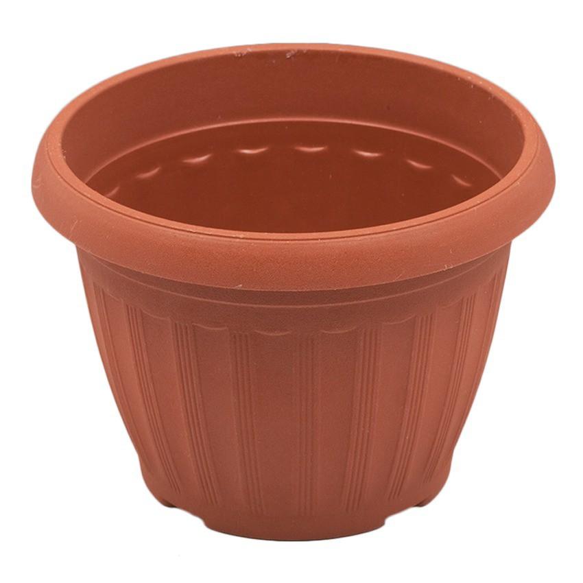 Chậu Hoa Tròn Kiểu Hy Lạp Mini - Màu đất - Uncle Bills OP0047