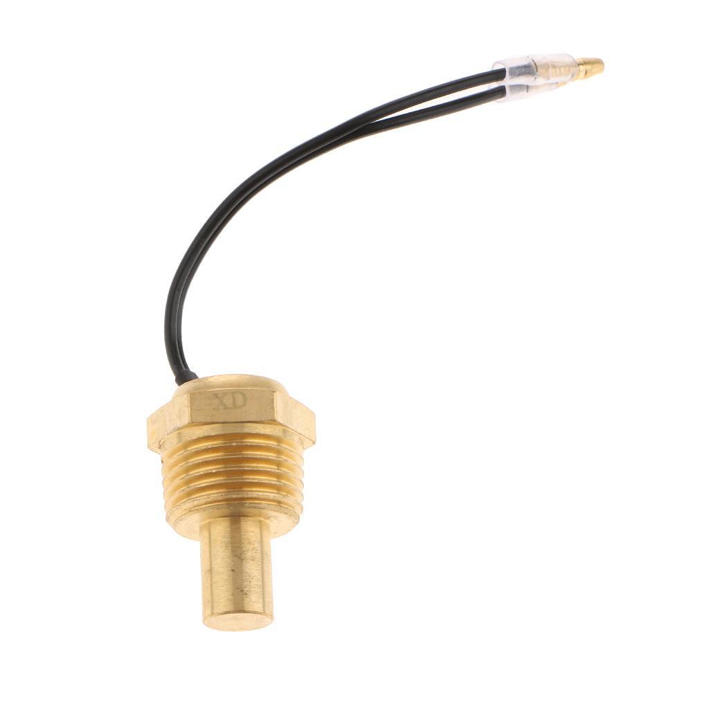 2  Truck Water Temp Temperature Sensor 21mm Head 1/2 Sensor