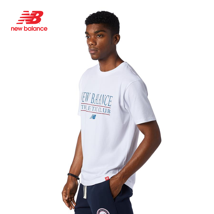 Áo thun tay ngắn thời trang nam New Balance ESSENTIALS ATHLETIC CLUB TEE - AMT13522WT (form châu á