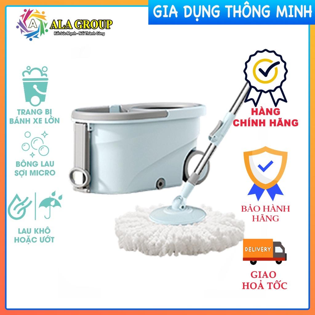 HOẢ TỐC - Bộ đồ vật dùng để lau nhà thông thái xoay 360 độ SAMONO - SCM012 All in One - hàng thật - Ala Group