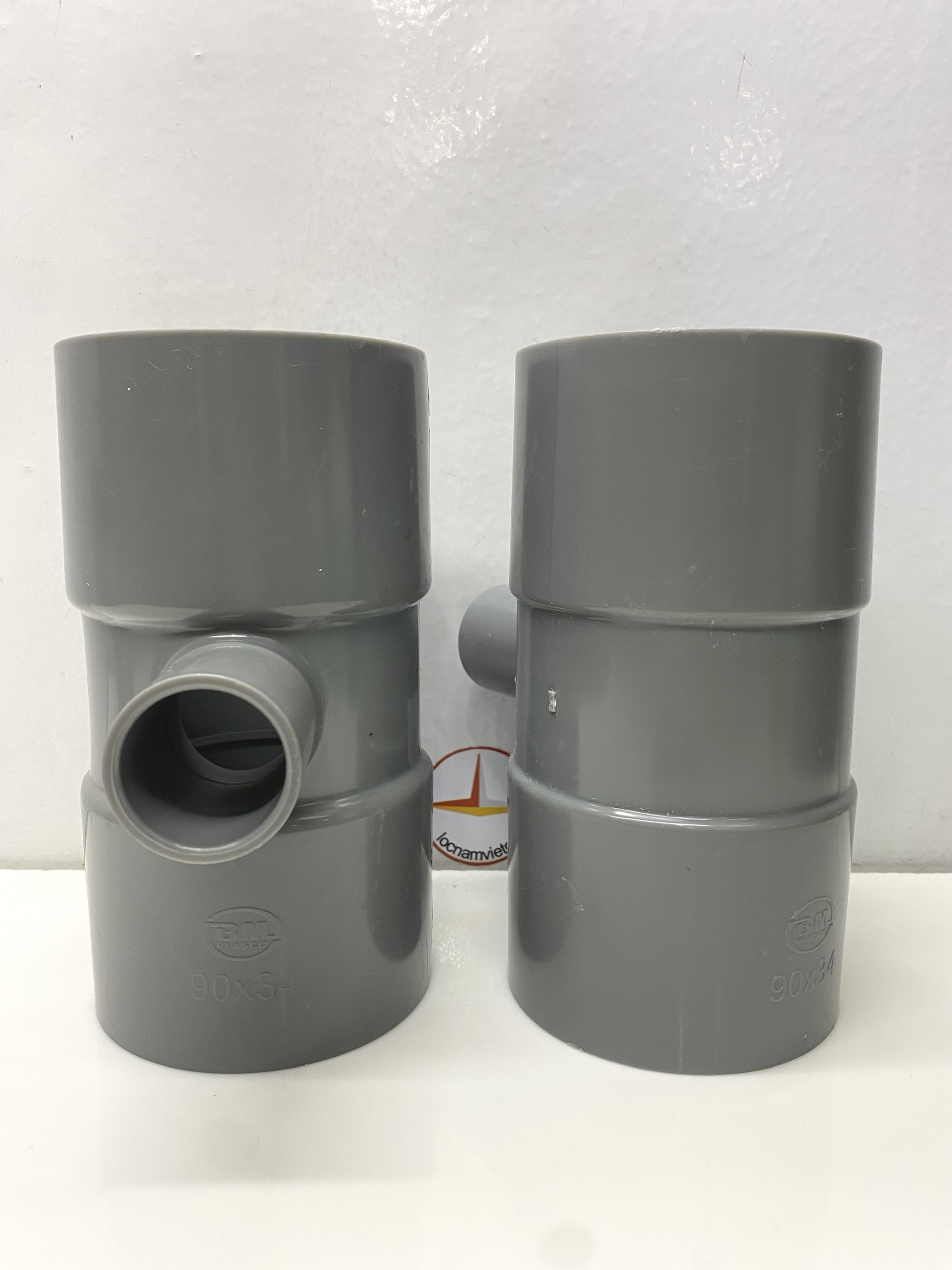 Tê giảm 90 x 34 dày nhựa PVC Bình Minh_T90x34