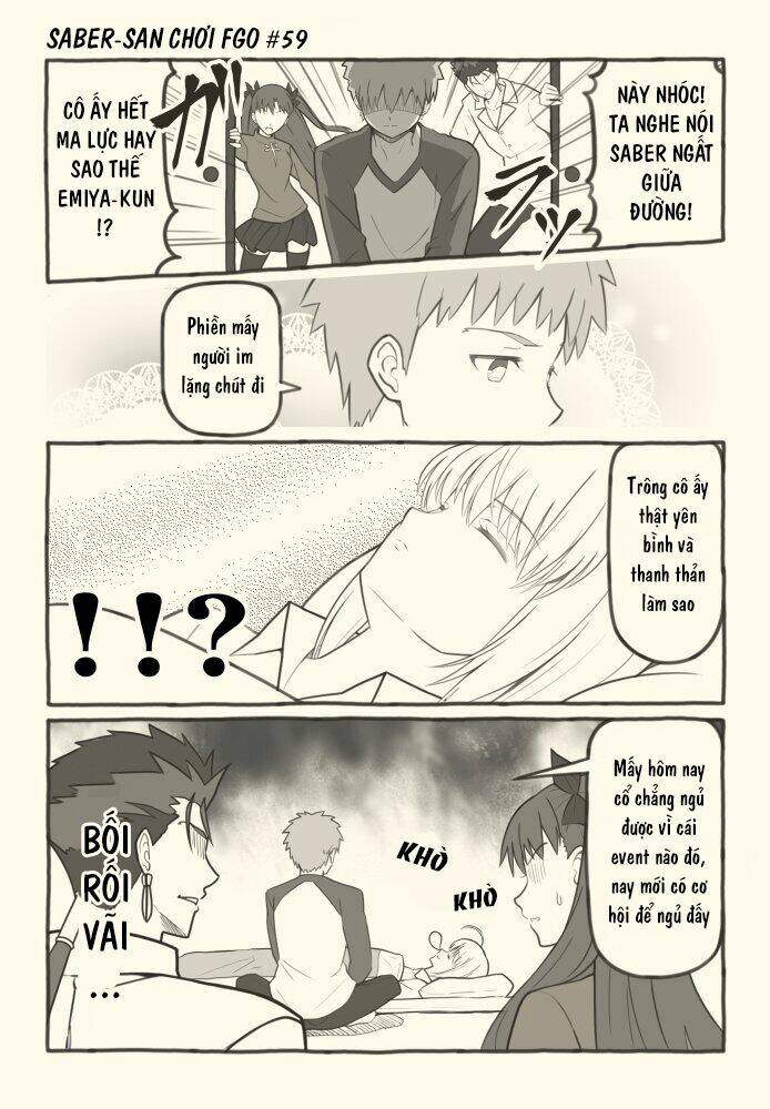 saber-san chơi fgo! chapter 51 11