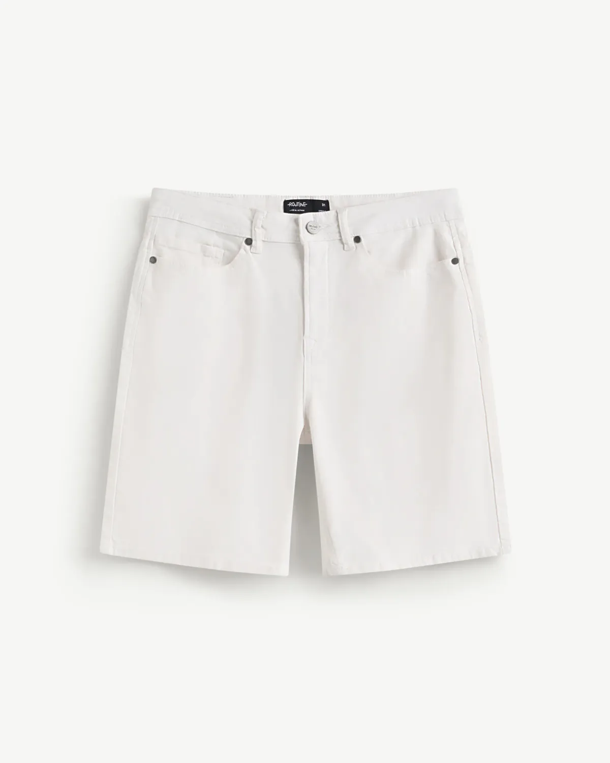 Quần short jeans nam vải mềm (2 màu) Form Straight - ROUTINE 10F24DPS010 | ROUTINE CÀ MAU