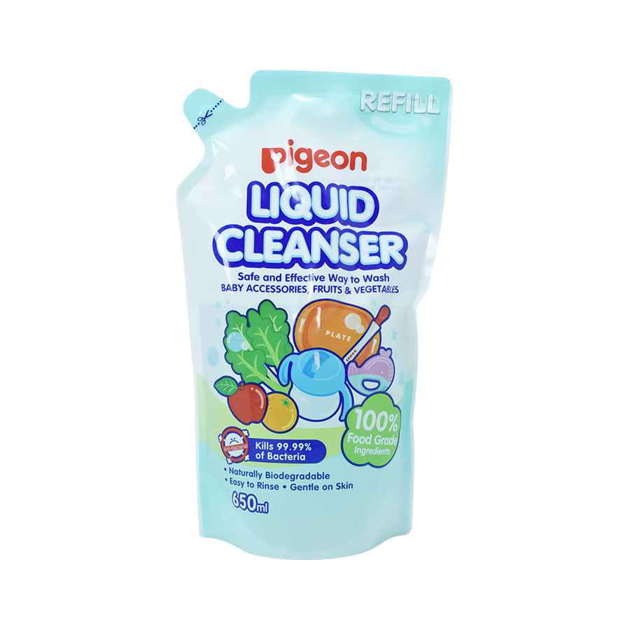 Nước rửa bình sữa Pigeon - gói 650ml