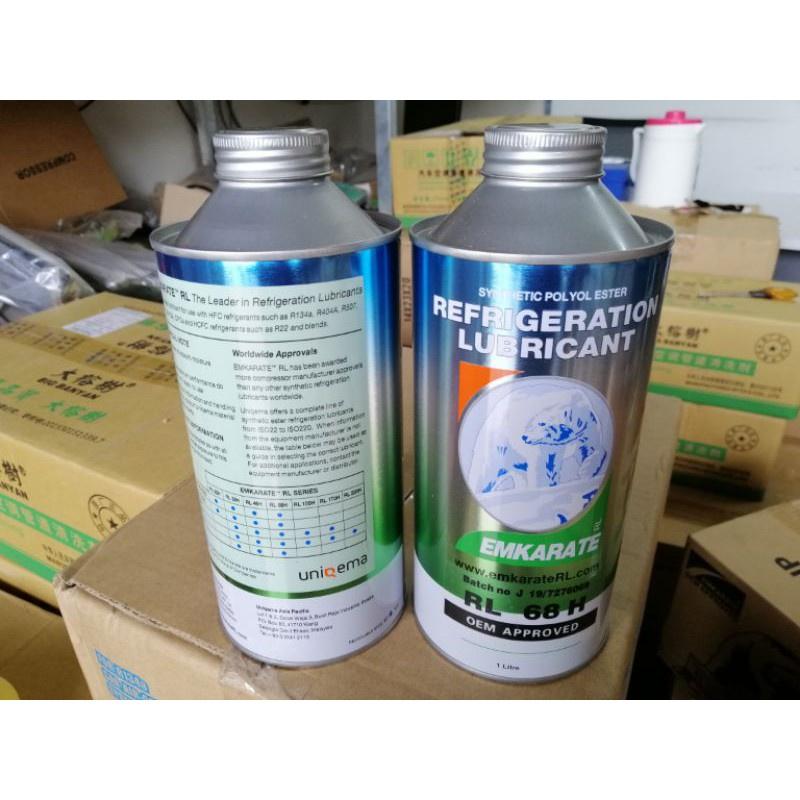 Dầu lạnh Gấu trắng EMKARATE RL 68H dùng cho hệ thống điều hòa ô tô hàng Trung Quốc