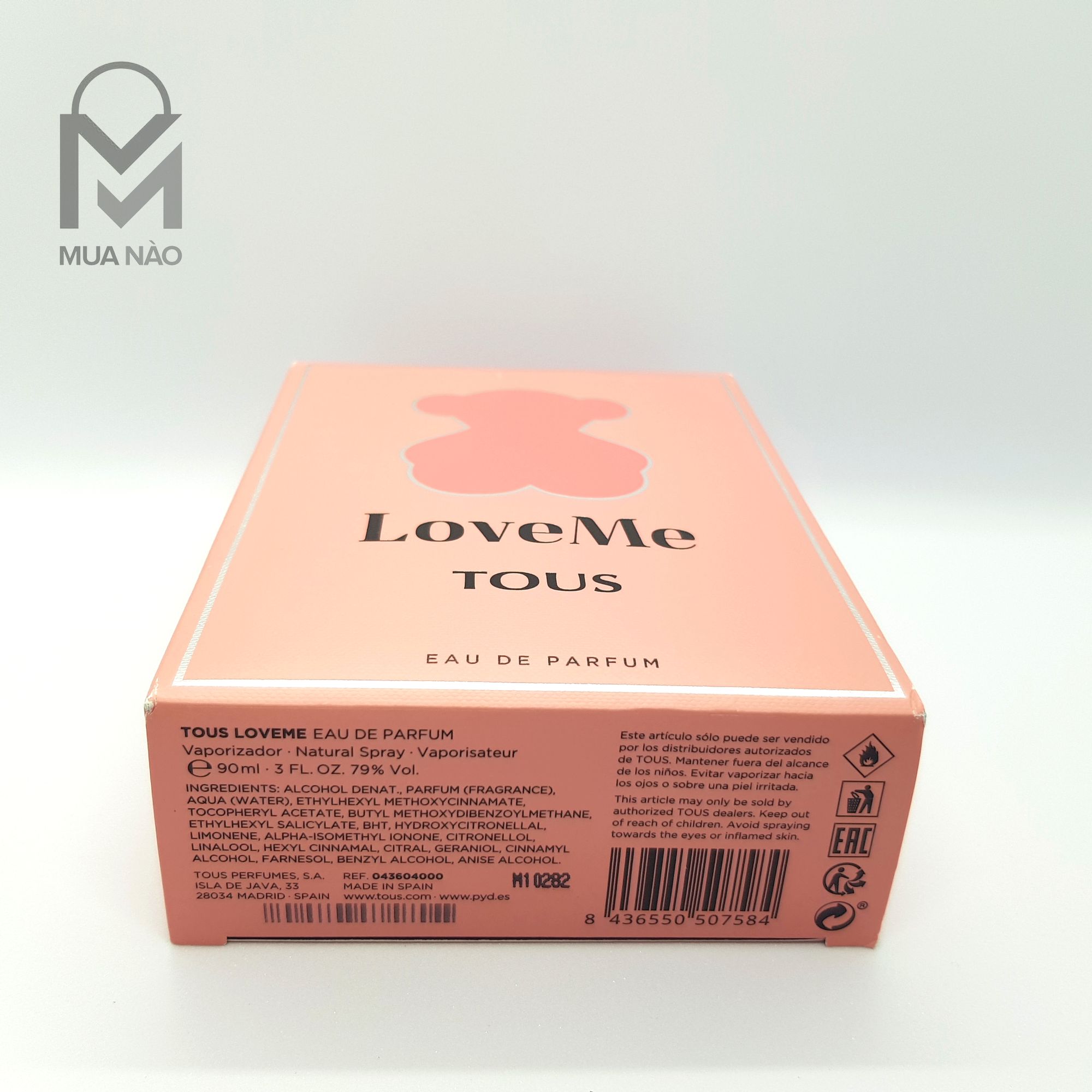 Nước hoa Loveme 90ml - Nước hoa Nữ quyến rũ hãng Tous