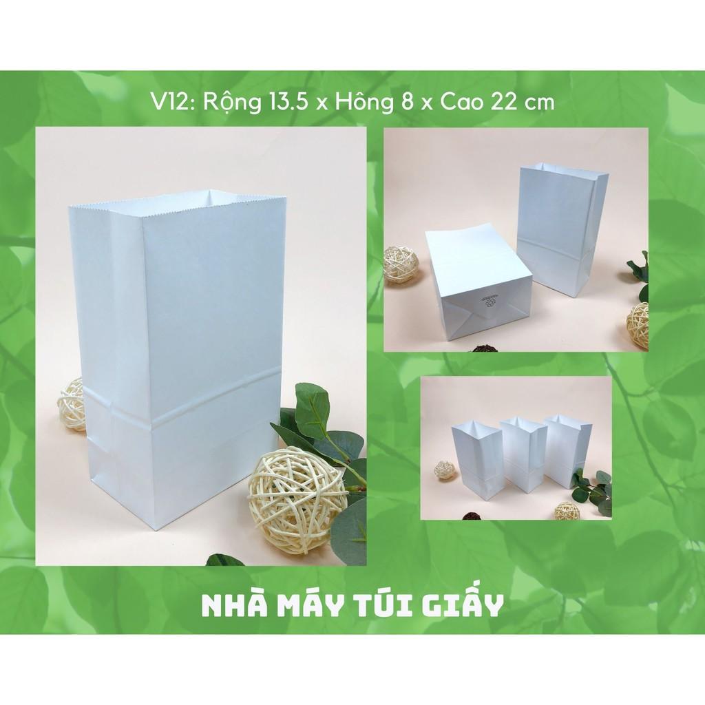 TÚI GIẤY KRAFT XI MĂNG ĐỰNG QUÀ TẶNG ĐỒ ĂN HÀNG HÓA KHÔNG QUAI