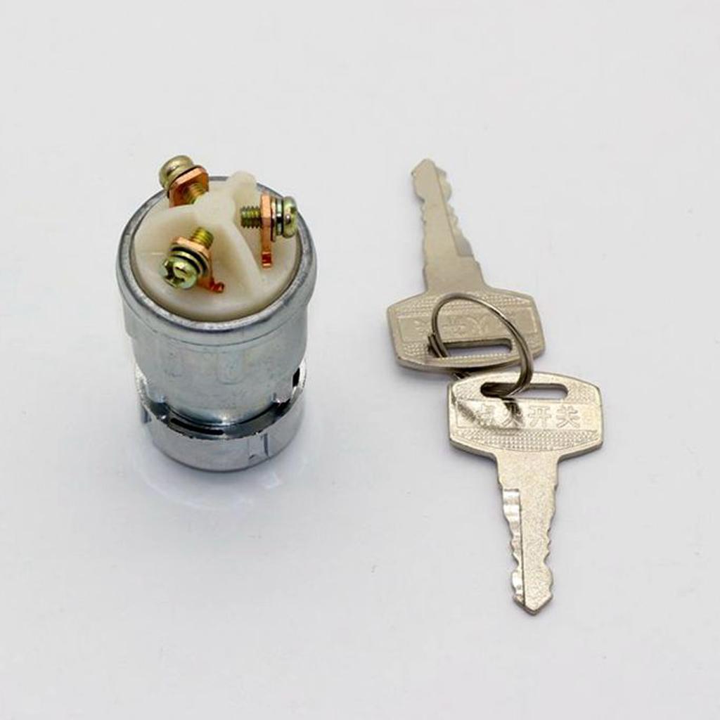 12V Car Motorcycle Bike Boat Universal Ignition Key Switch Barrel