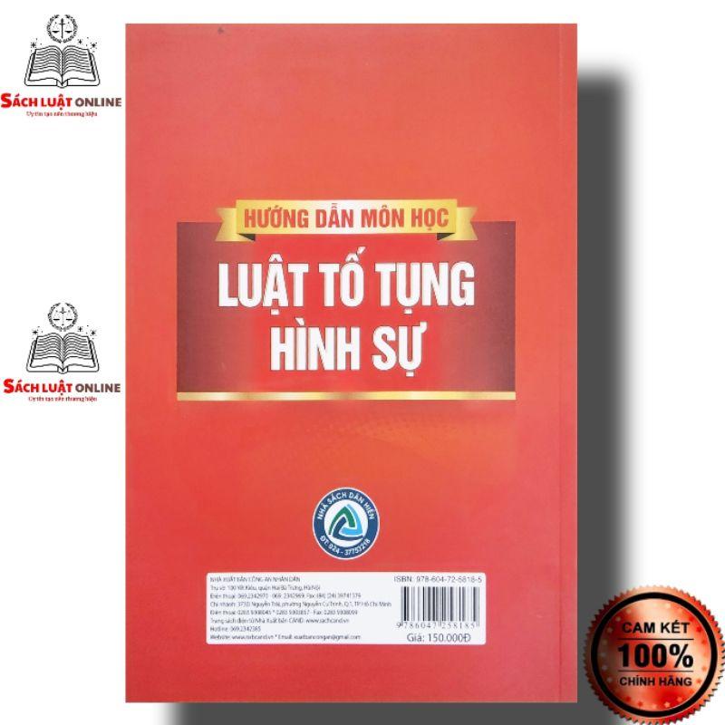 Sách - Hướng dẫn môn học Luật Tố tụng hình sự (NXB CAND)