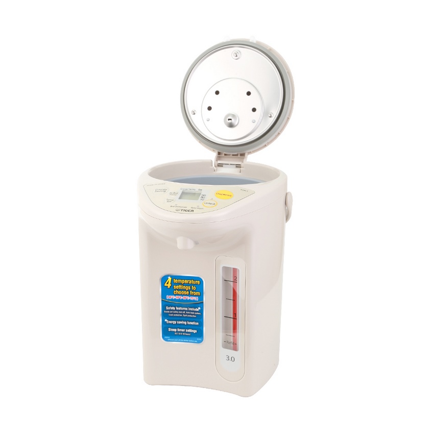Bình thủy điện tử 4 mức nhiệt Tiger PDR-S40W - Hàng chính hãng