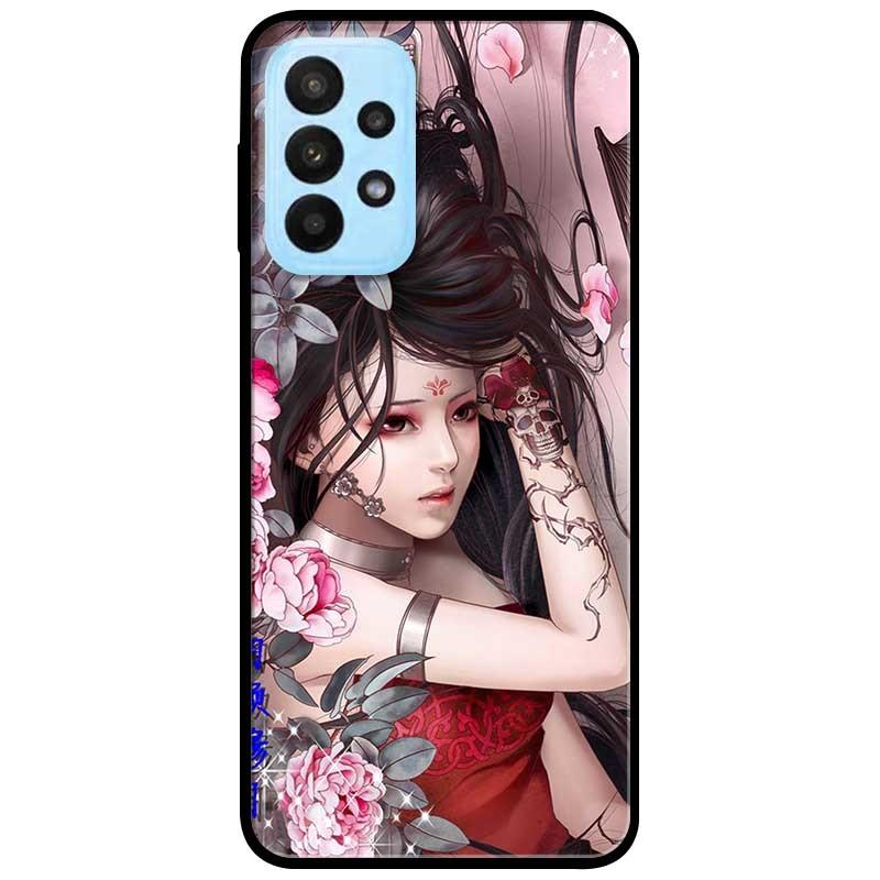 Ốp lưng dành cho Samsung A13 5G - Samsung A33 5G - Cô Gái Mẫu Đơn