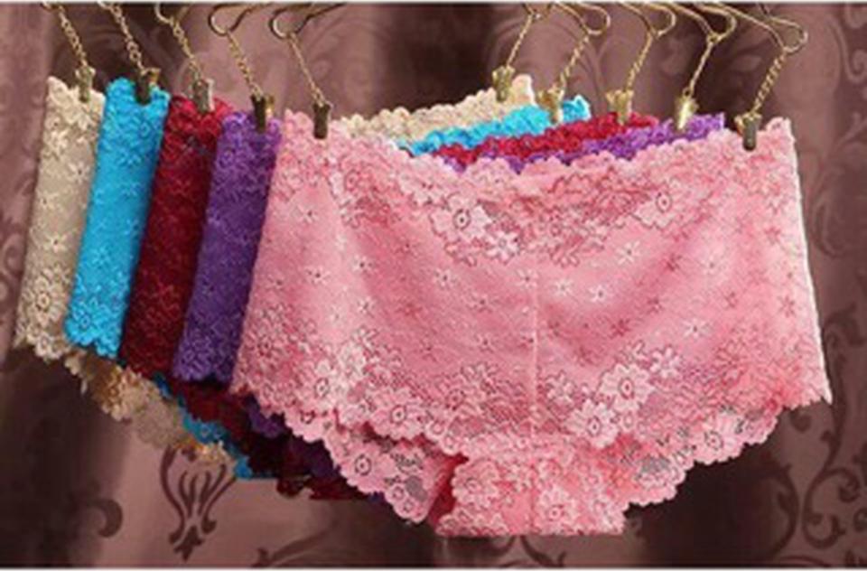 ComBo 10 Quần Lót Nữ Su Ren Không Đường May