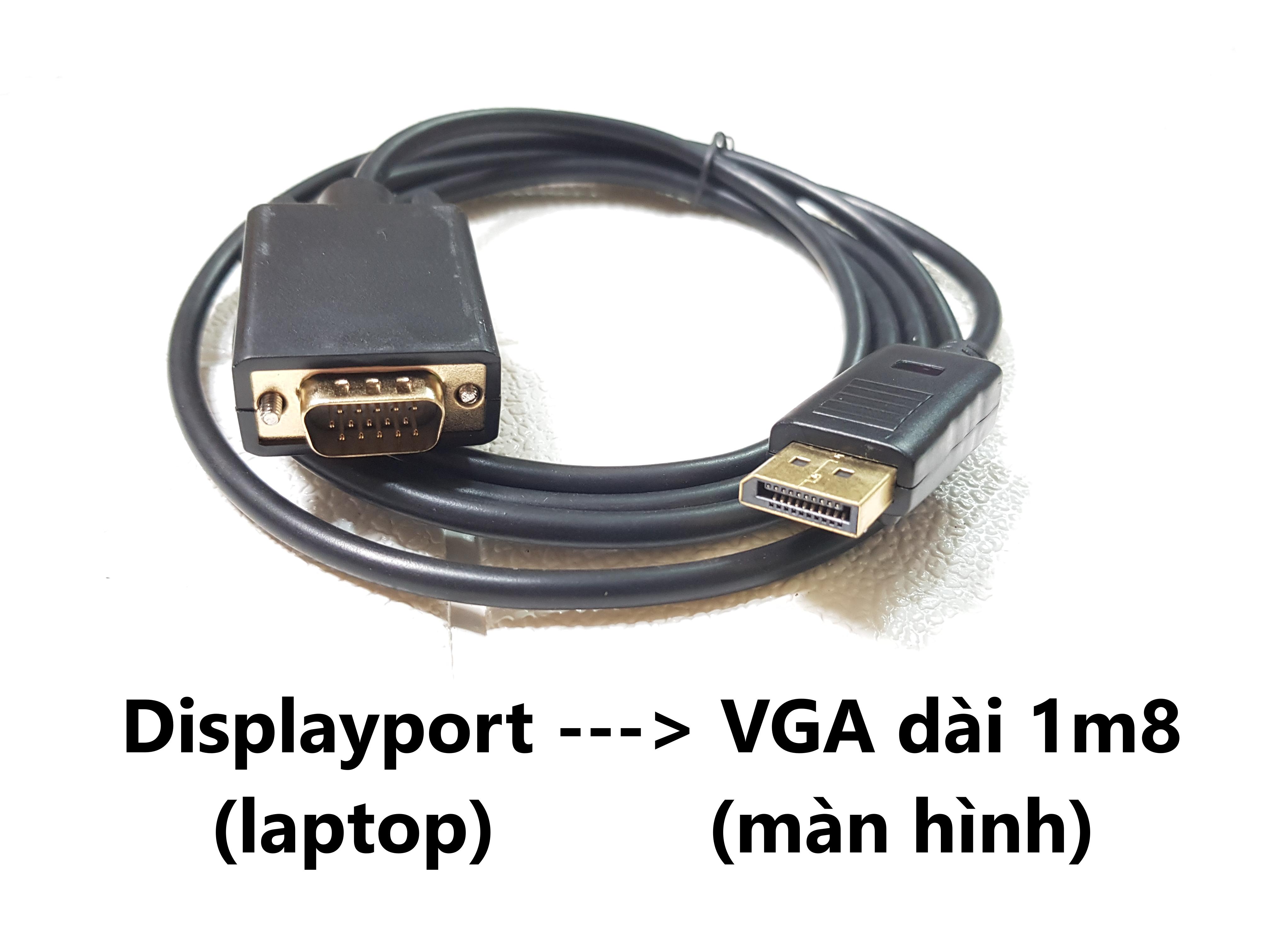 Cáp Chuyển DisplayPort ra VGA, DP to VGA