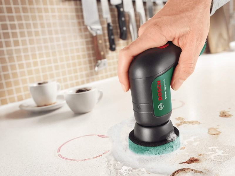 Phụ kiện máy cọ rửa vệ sinh đa năng dùng Pin Bosch UniversalBrush - Miếng cọ nhà bếp 1600A023L0