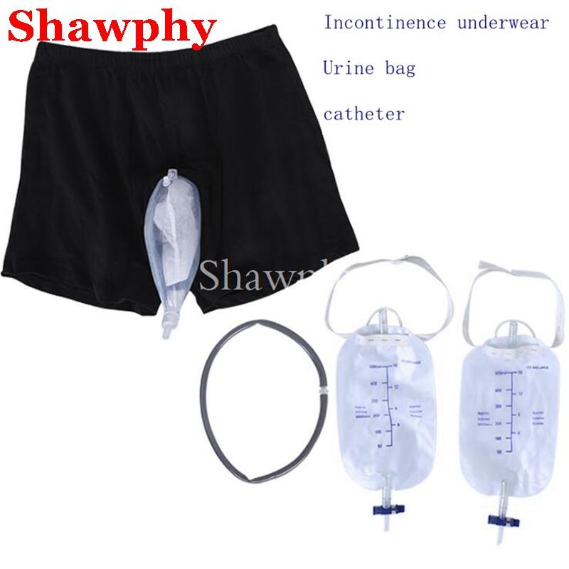 Di Động Rò Rỉ Chống Pee Túi Nam Nam Nước Tiểu Túi Đeo Mềm Không Tự Chủ Quần Tã Người Lớn