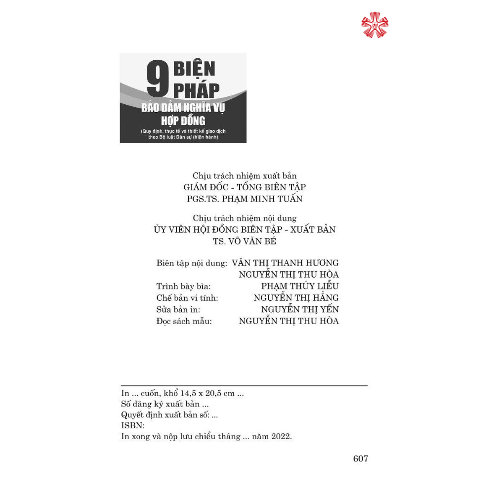 9 Biện Pháp Bảo Đảm Nghĩa Vụ Hợp Đồng -