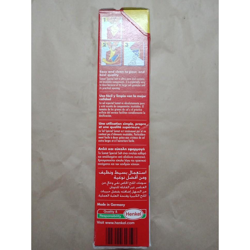 Combo 3 hộp muối rửa bát Somat - Muối làm mềm nước 1,2kg