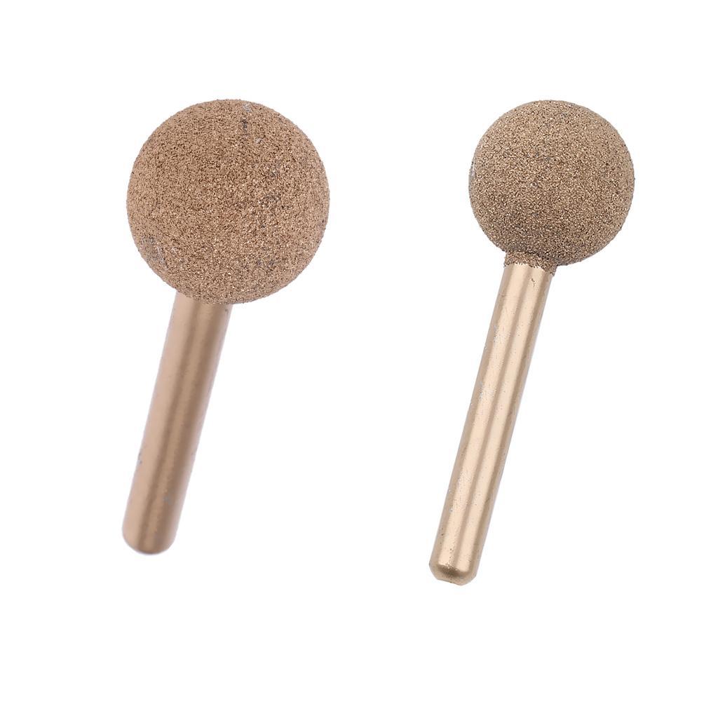 2Pc/Pack 20mm Dia Diamond Grinding Rotary Drill Bit for Glass Jade Jewelry Stone