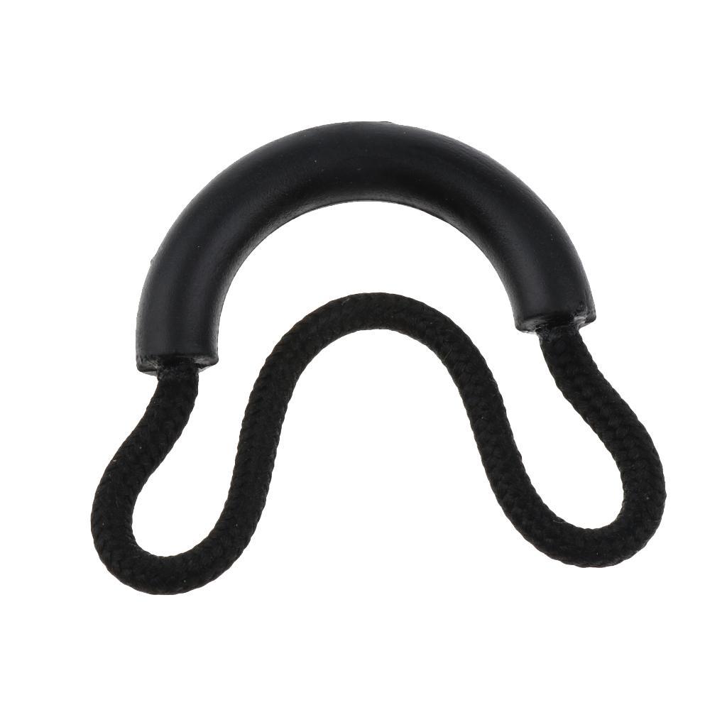 2-4pack 10 Pcs Plastic U Shape Zip Puller Strong Zipper Pull Cord Black