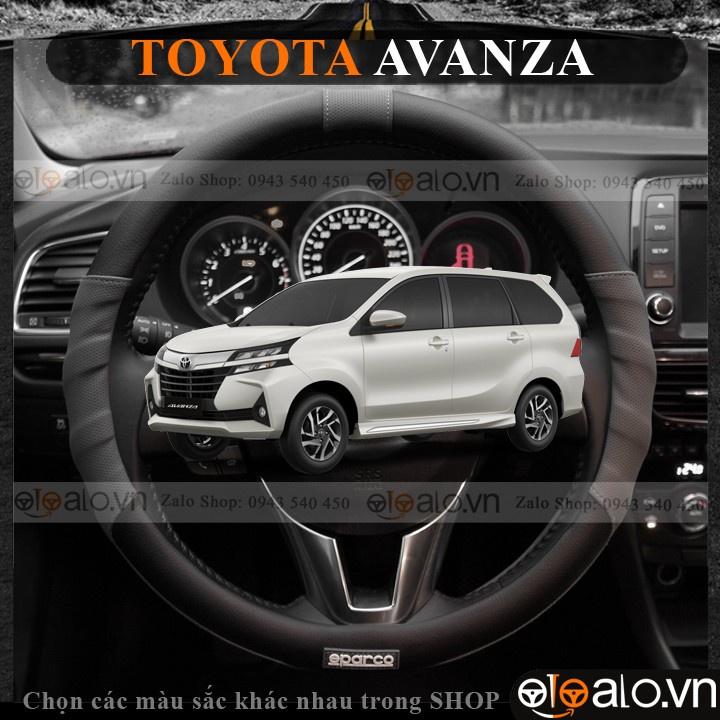 Bọc vô lăng volang dánh cho xe Toyota Avanza da cao cấp chống trượt tay Mã SPAR
