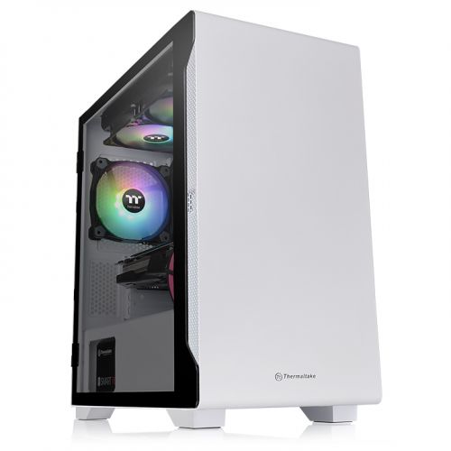 Vỏ Case Thermaltake S100 Tempered Glass Snow Edition Micro Chassis (CA-1Q9-00S6WN-00) - Hàng Chính Hãng