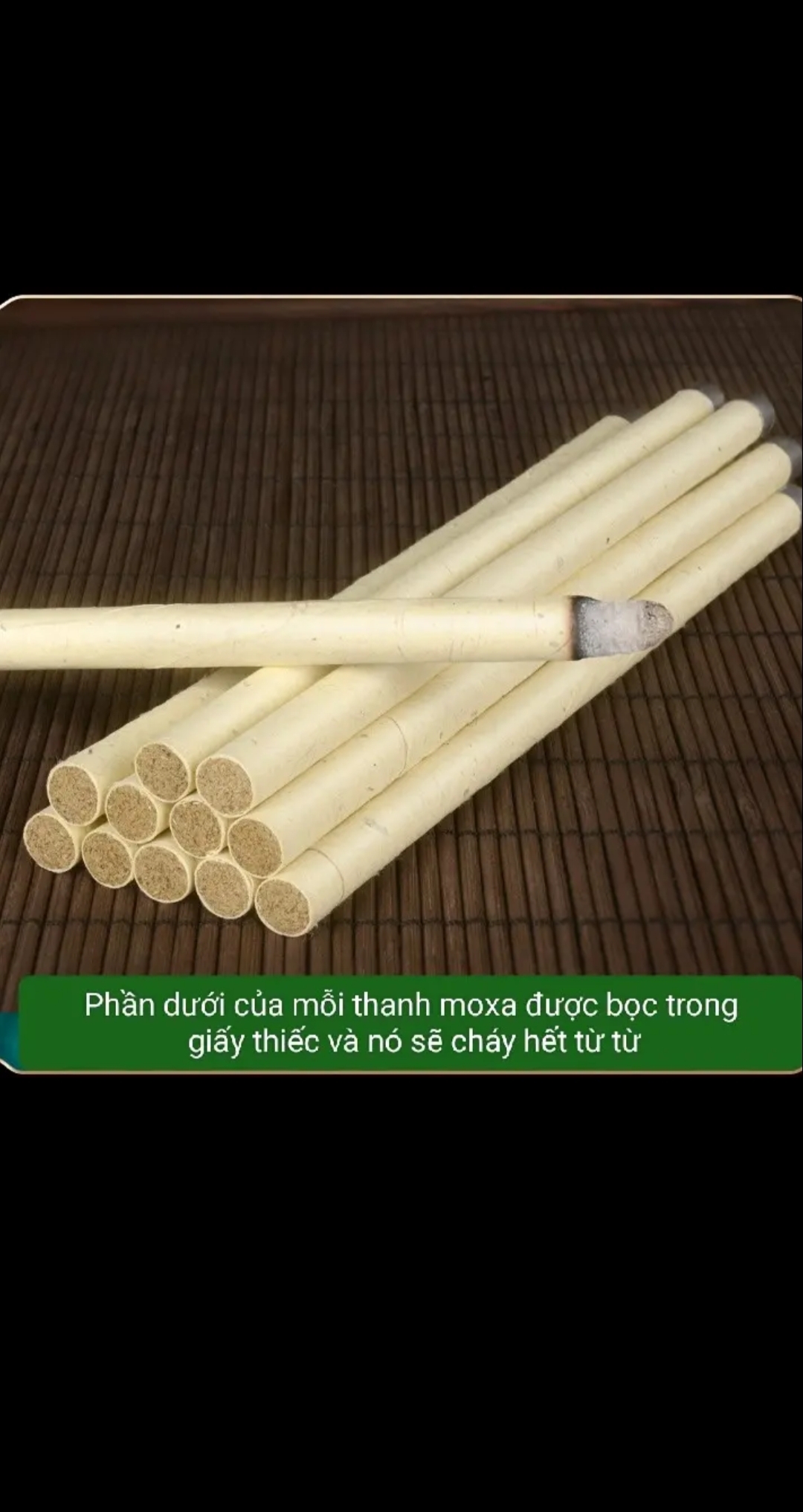 Hộp 12 cây . nhang ngải cứu + bột đàn hương đuổi muỗi, xông phòng, giảm stress thư giãn
