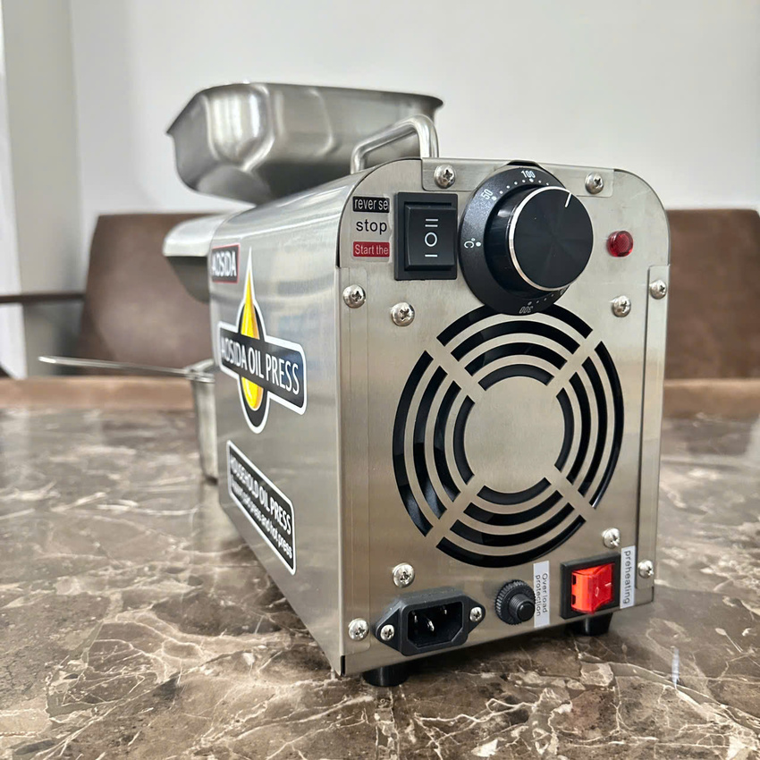 Máy ép dầu thực vật gia đình AOSIDA 888A Thương hiệu Anh Quốc 750W-1000W, ép 3-6kg/giờ - Hàng Nhập Khẩu, Bảo Hành 1 Năm