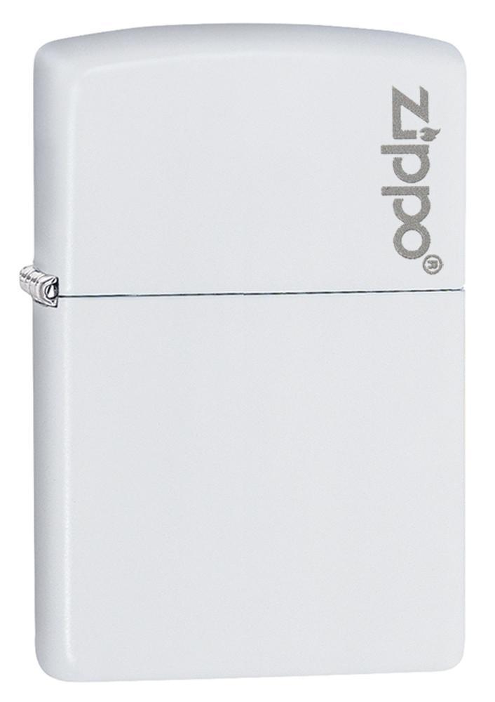 Bật Lửa Zippo White Matte With Logo 214ZL