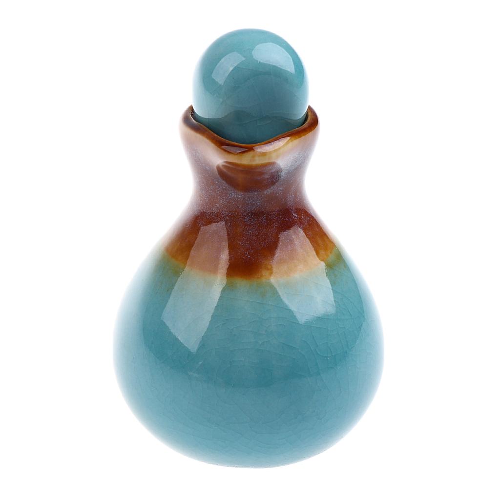 3Pieces Ceramic Essential Oil Bottle Aromatherapy Diffuser Reusable Storage Jar for Beauty Salon, Aromatherapy Stores, Personal Use