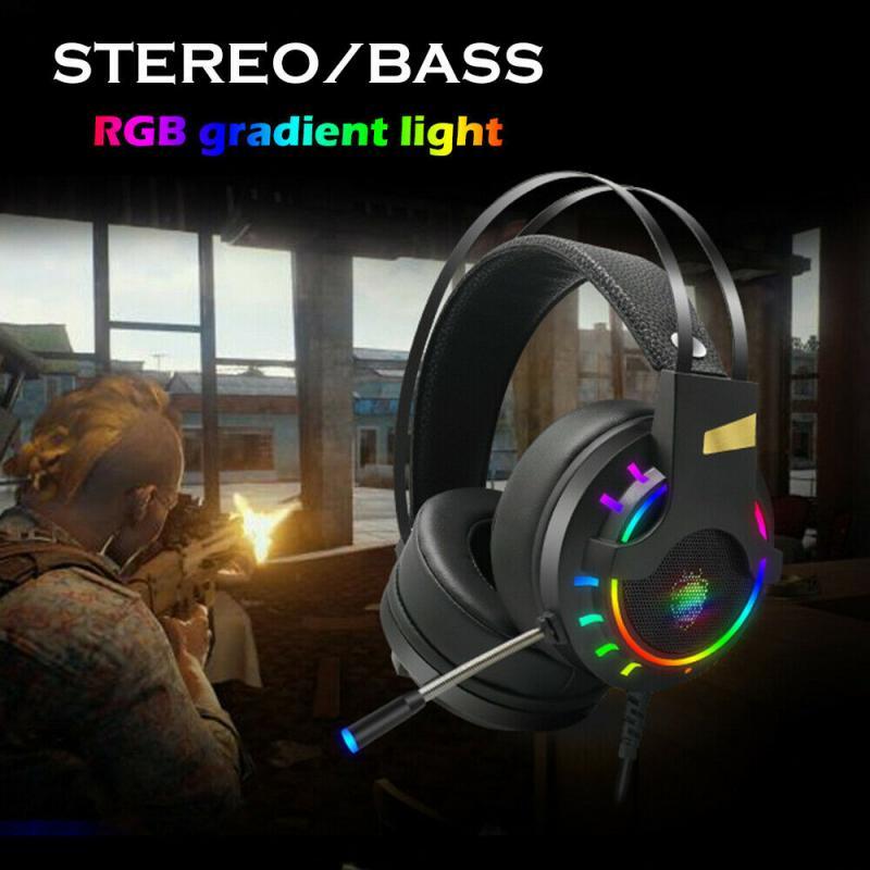 Game Chuyên Nghiệp Tai Nghe Game Thủ Tai Nghe Tai Nghe Có Thể Điều Chỉnh Máy Tính Stereo PC Tai Nghe Có Dây Kèm Mic