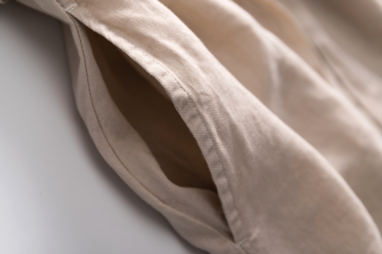 Đầm linen công sở dáng suông, kèm dây thắt eo, phong cách trẻ trung CS84