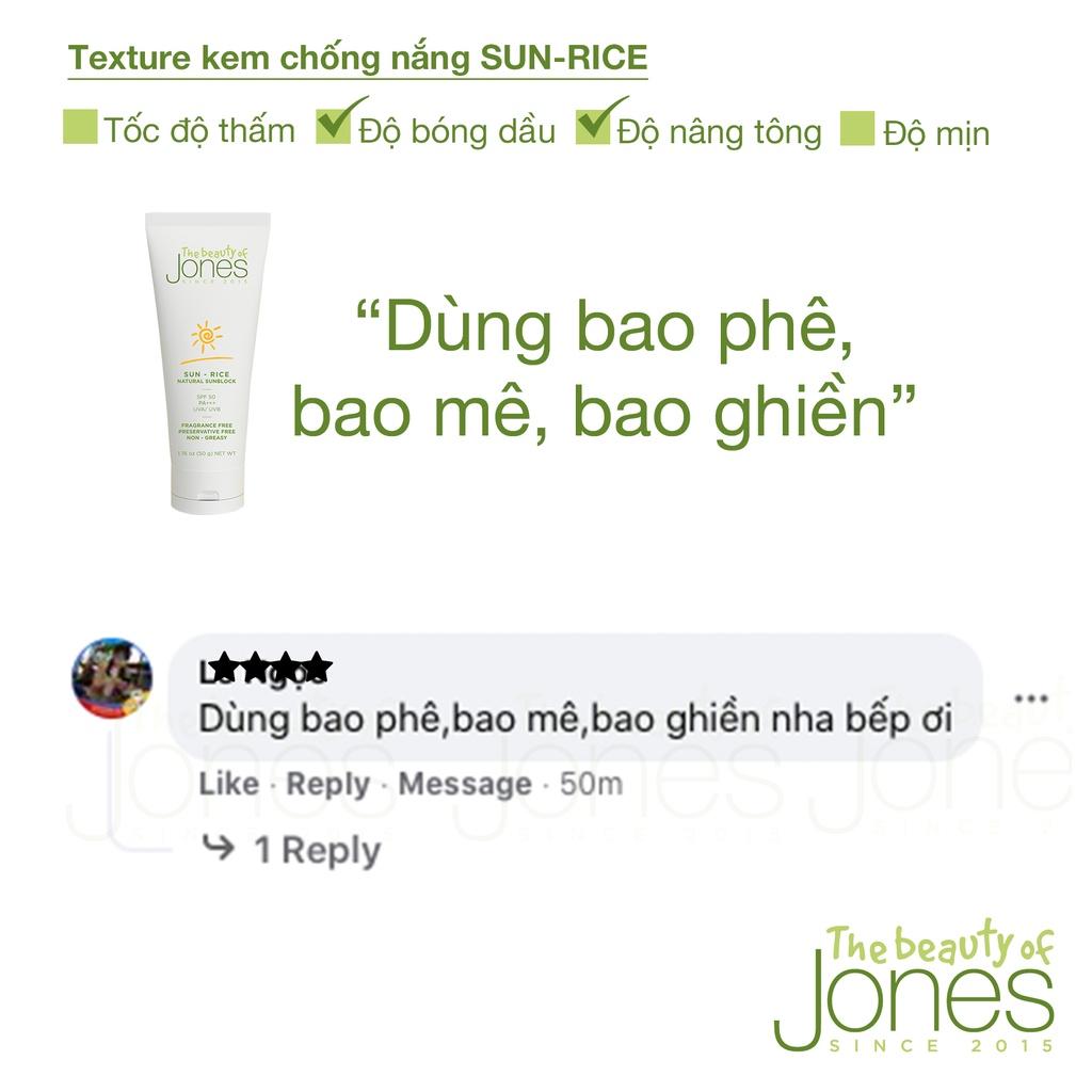 Kem chống nắng kiềm dầu nâng tông da The Beauty of Jones 50gr