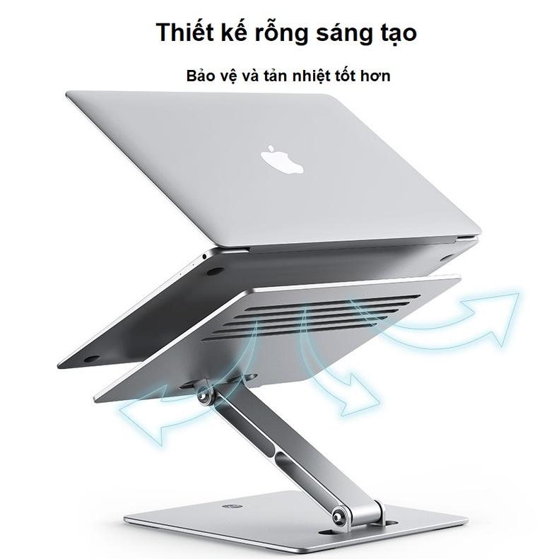 Giá Đỡ Cho Máy Tính, Laptop, iPad, Macbook Hợp Kim Nhôm Cao Cấp Dễ Dàng Gấp Gọn