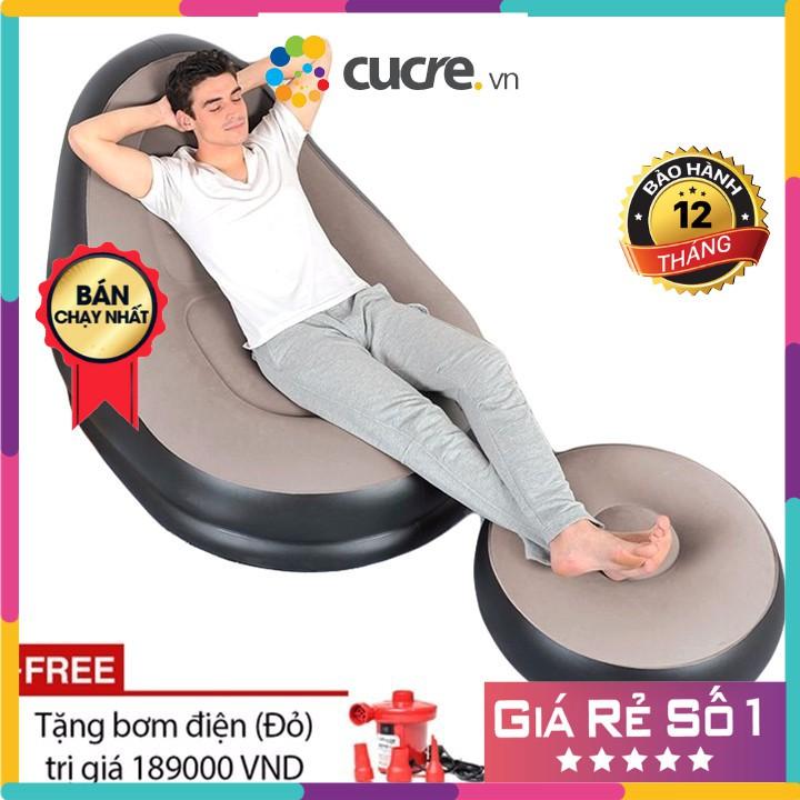 GHẾ SOFA HƠI TỰA LƯNG JILONG TẶNG KÈM BƠM ĐIỆN ( KÈM ĐÔN)