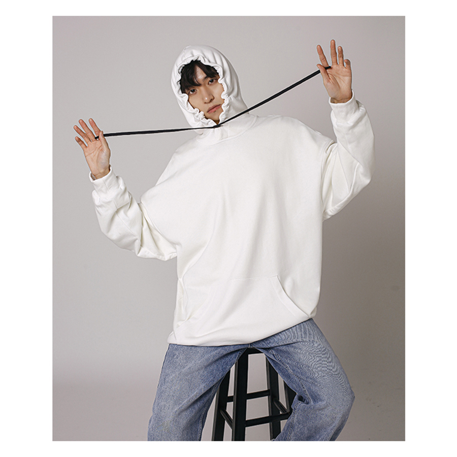 Áo mũ Hoodie Trơn Unisex MonsterX form rộng 5 màu nỉ bông cặp đôi nam nữ Oversize Ulzzang thu đông