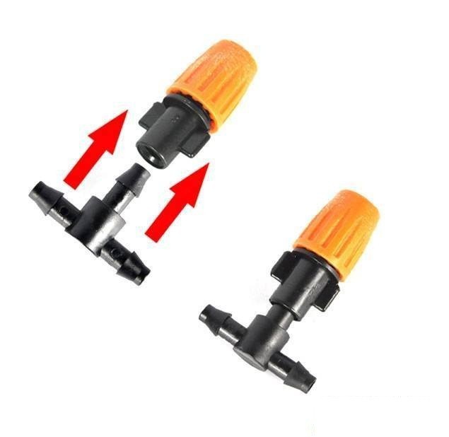 Combo 20 đầu phun sương 1 hướng chân tê