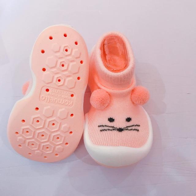 GIÀY TẬP ĐI CHO BÉ CƯNG-MOUSE PINK