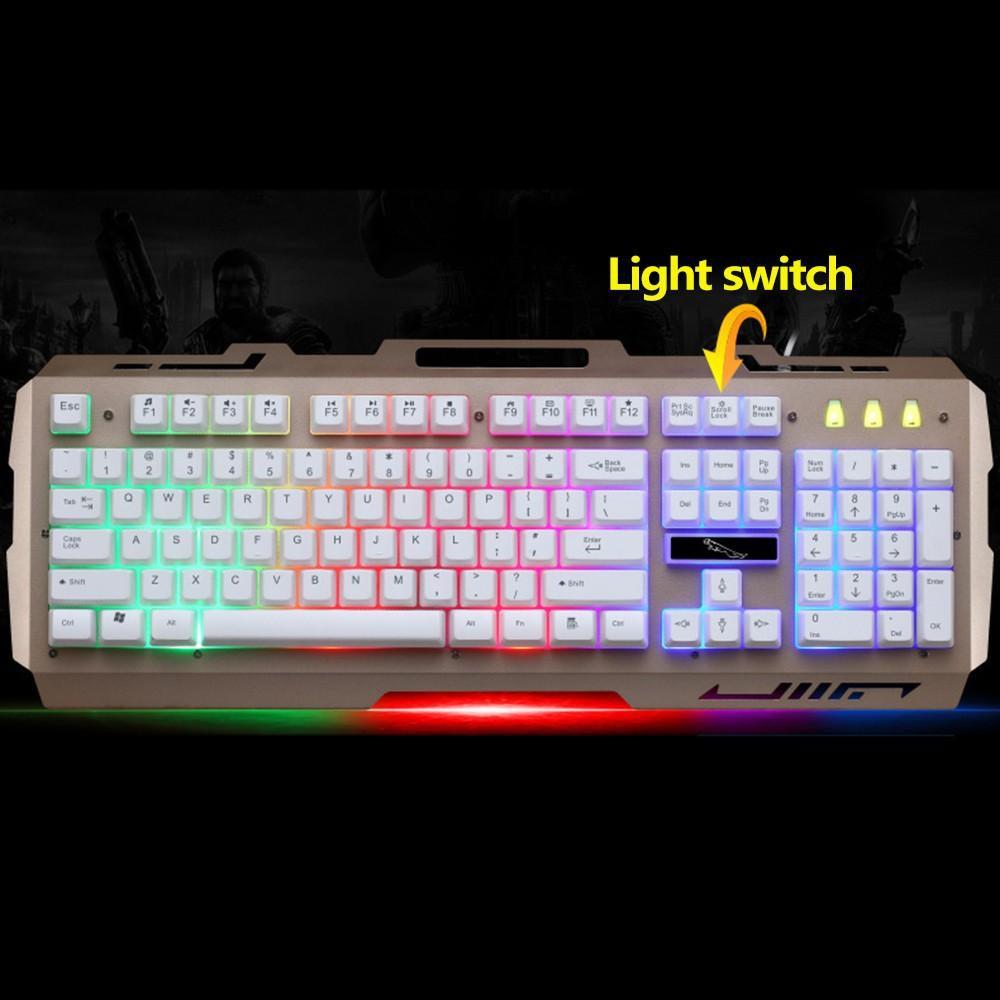 Bán phím có dây giả cơ chuyên game ( Bamba G700- Có LED)