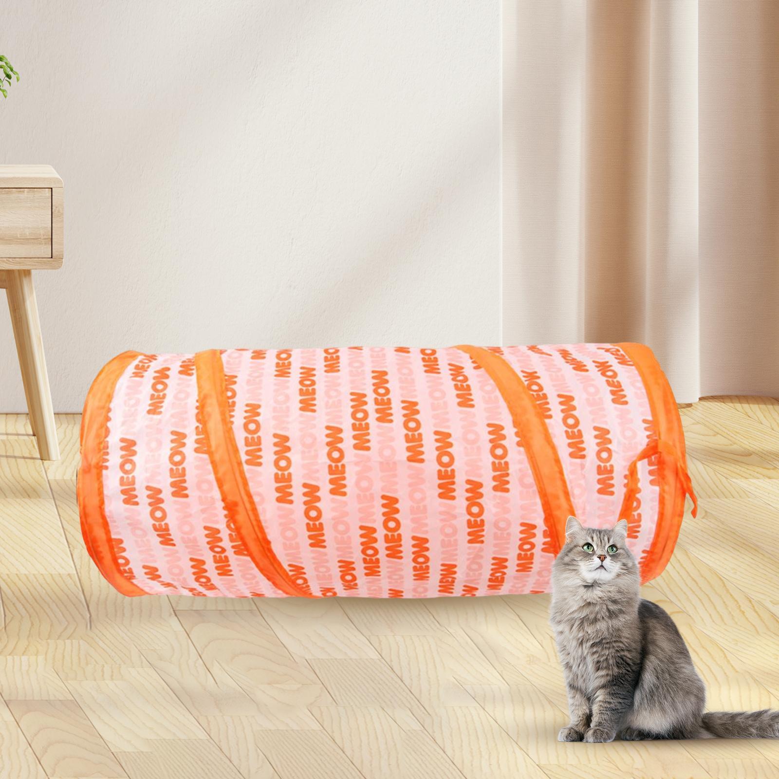 Cat Funny Tunnel Interactive toy Playing Tube Small Animals Rat