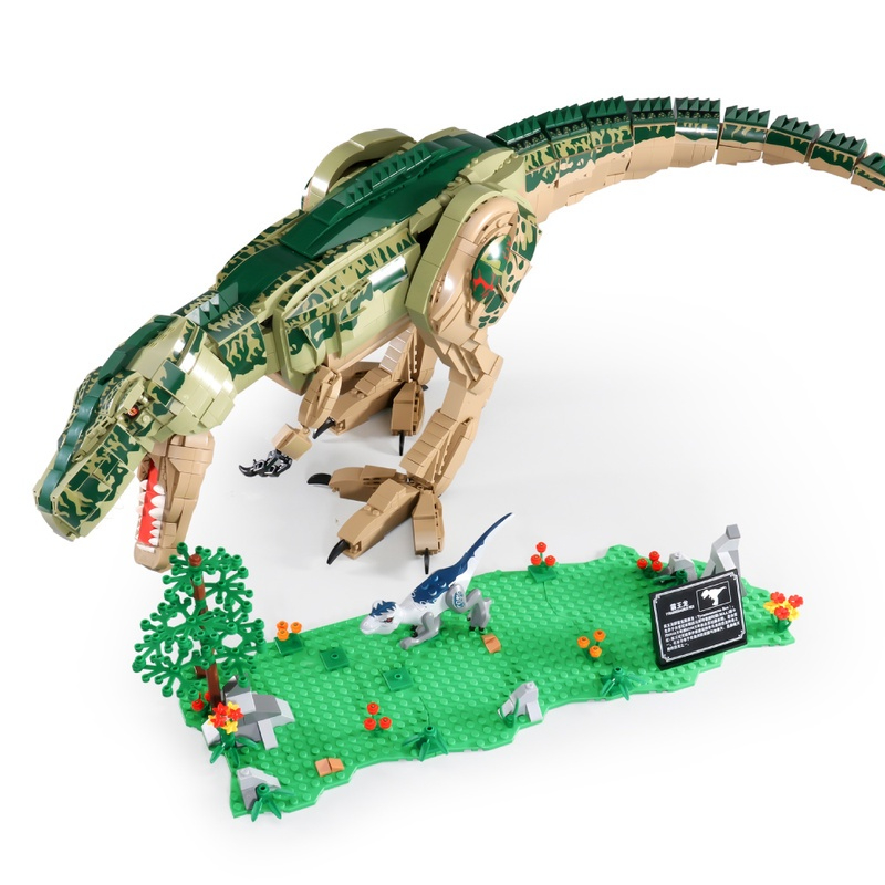 Đồ chơi Lắp ráp khủng long T-rex, 205026 Xếp hình thông minh, Mô hình khủng long