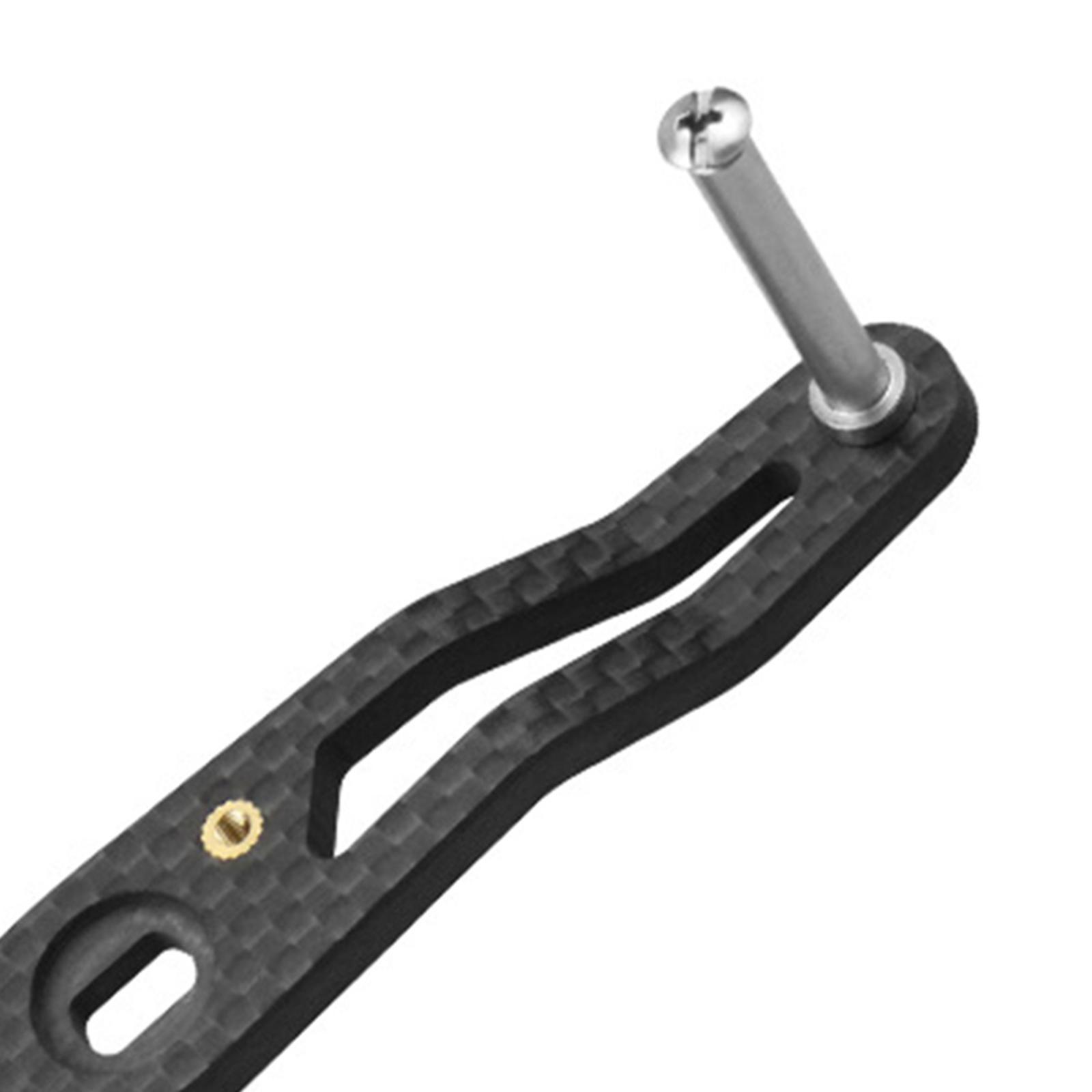 Carbon Baitcasting Reel Handle Left Right Handle Crank Accessory for Casting Reel