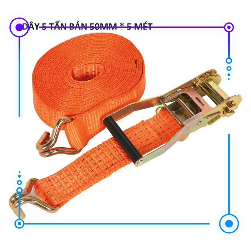Dây Cảo Chằng Hàng Tăng Đơ 50mmx5m Tải 3000kg