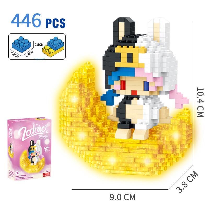 Đồ chơi lắp ráp mini 3D - 12 cung hoàng đạo