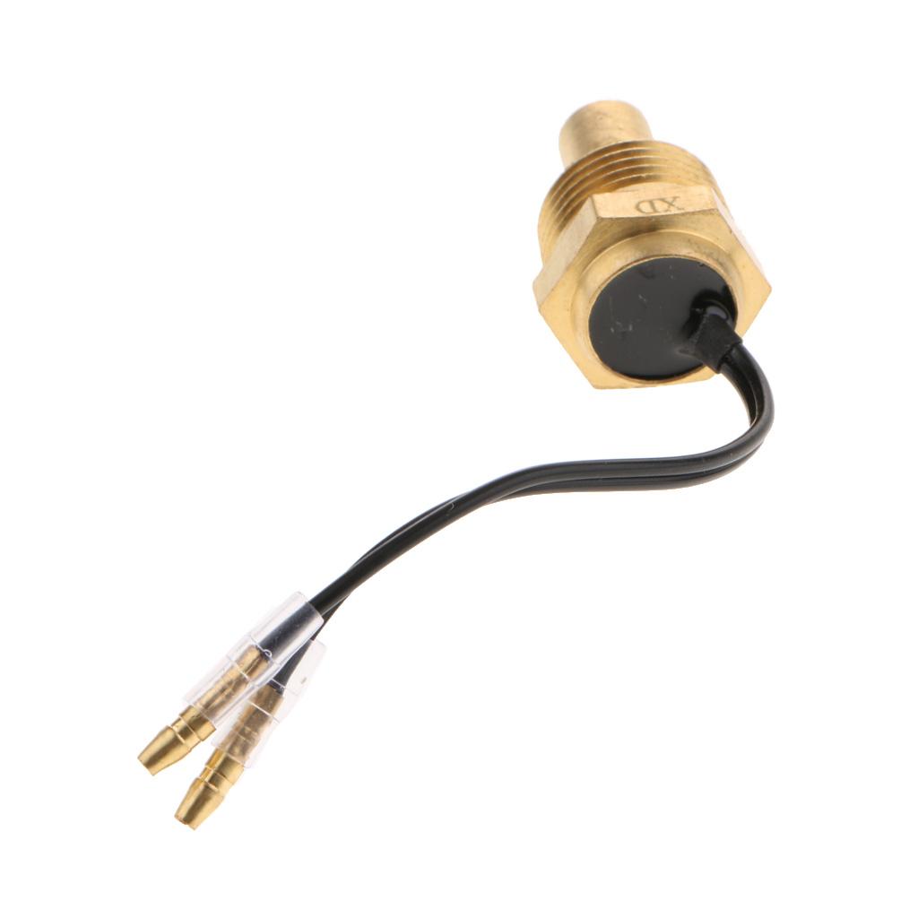 2 Pieces Car Truck Digital Water Temp Temperature Sensor Head Plug 21mm
