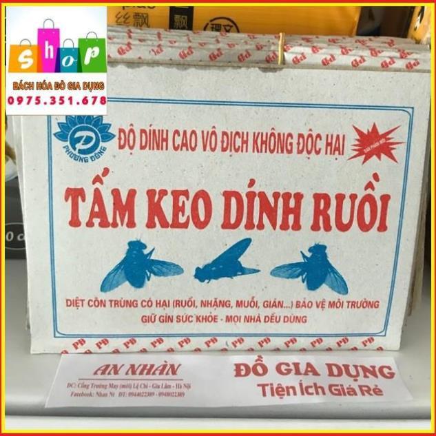 COMBO 10 tấm keo dính ruồi siêu dính không độc hại