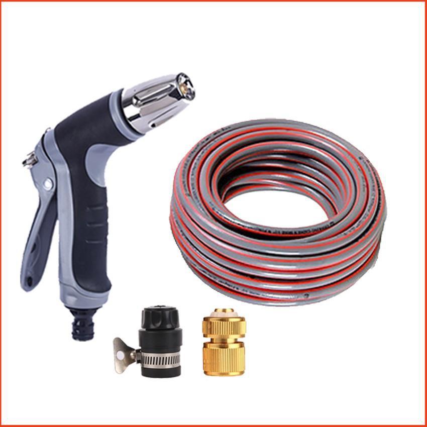 Bộ dây và vòi xịt tăng áp rửa xe tưới cây 15M 206817