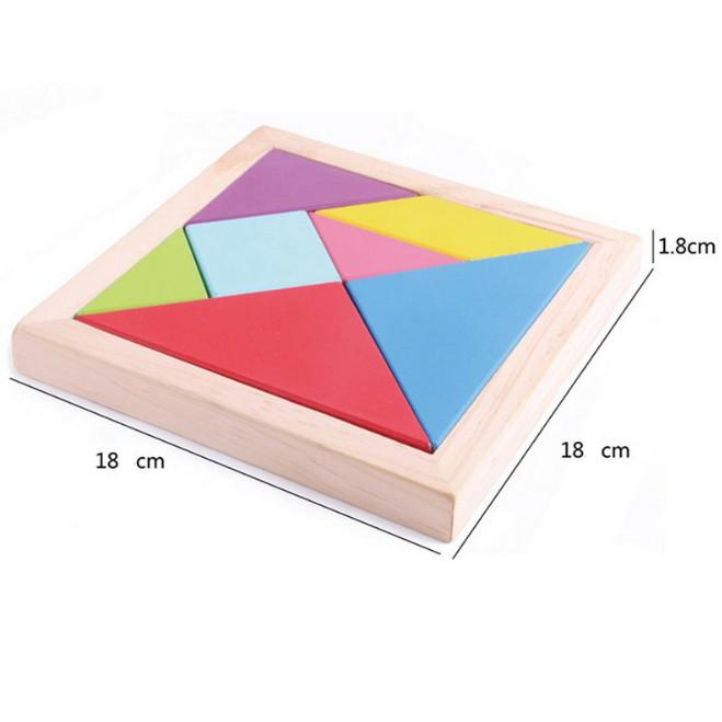 Đồ chơi ghép trí uẩn tangram size lớn cho bé